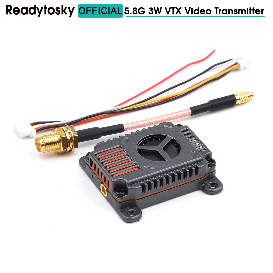 

5.8G 5.8GHz 3W Video FPV Transmitter VTX 48CH 25mW/1000mW/2000mW/3000mW Adjustable For Long Rang Racer Drone Multirotor DIY Part