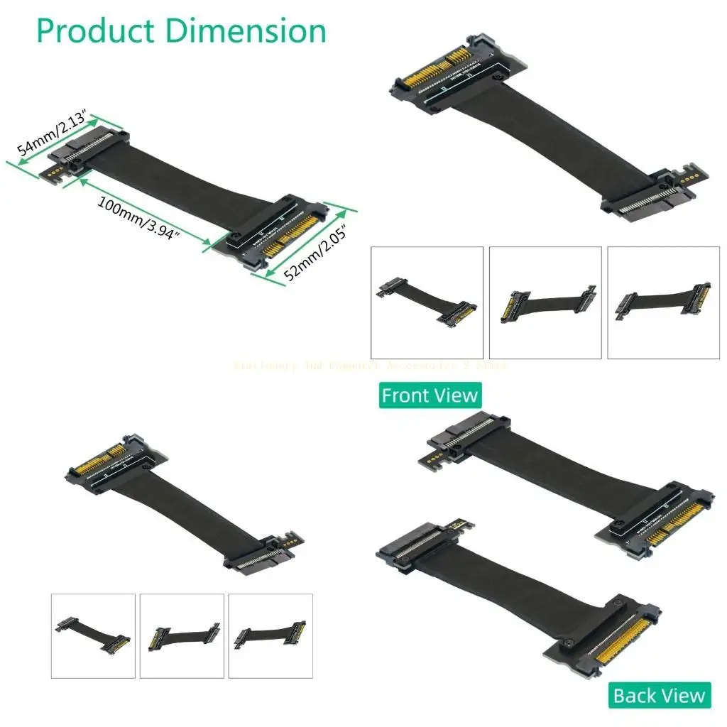 

U2SFF-8639 68Pin Cable for NVME PCIe SSD Male to Female Adapter Cable