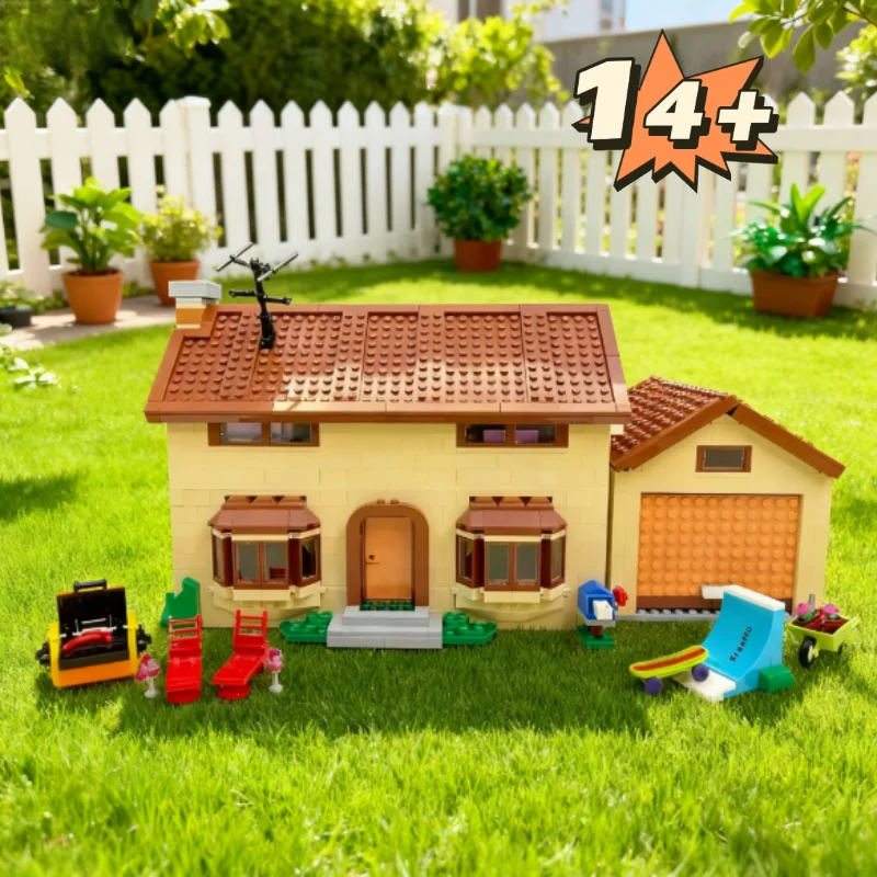 New Street View Series 2527pcs family Big House 71006 model Building blocks Puzzle house Assembly toys Christmas Birthday Gifts