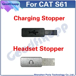 For Cat S61 Headphone stopper Charger Port Protective Cover Charging Port Dust Plug Headset Stopper