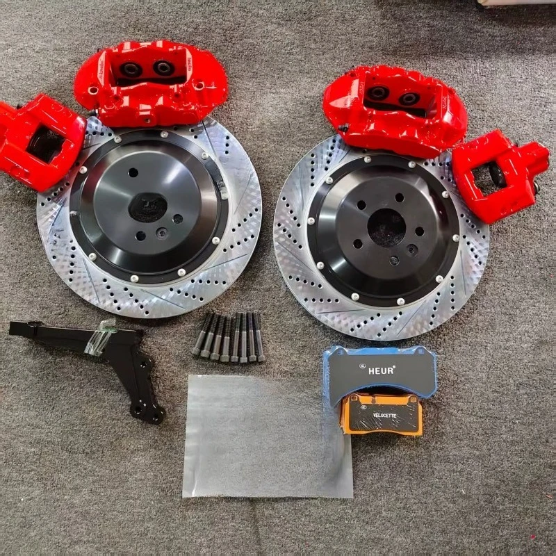 GT4 4-Pot Big Brake Caliper Kit forModel 3 Highland/Y Rivian R1T/S Lucid Air i4 M50 BYD Seal Ioniq 5/6 Mustang Mach-E