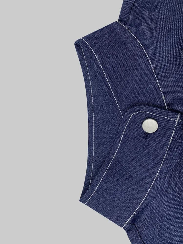 Beautyblue المرأة موضة عالية الرقبة تقليد قمصان جينز نفخة الأكمام البلوزات الصيف جديد عادية بلون ربطة القوس فيونكة القمم الإناث