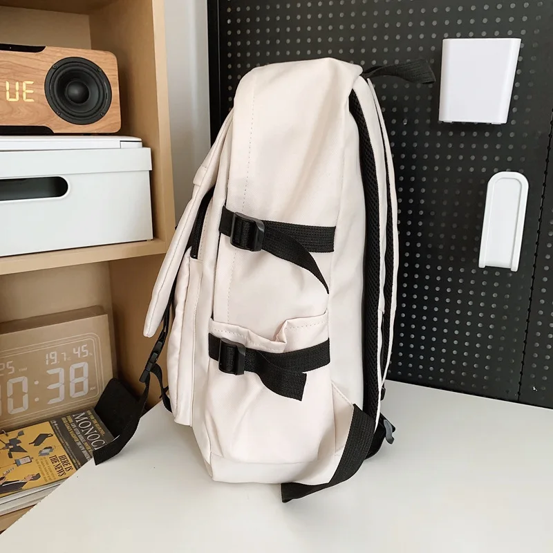 배낭 트렌디한 심플한 아웃도어 배낭, 대용량 중고등학교 및 대학생 책가방