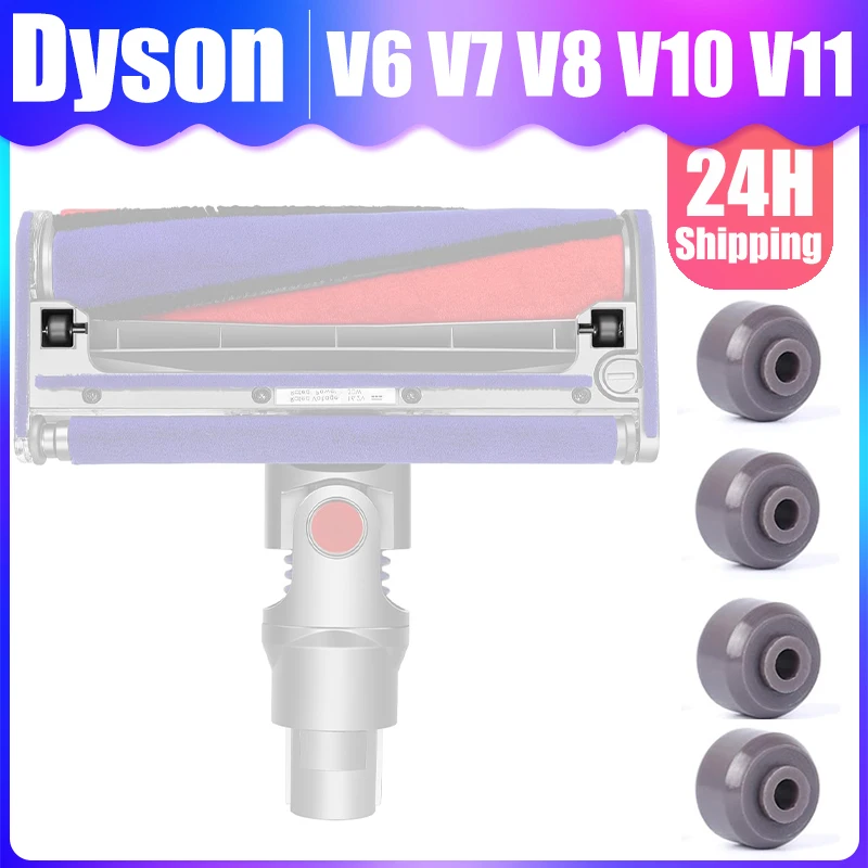 Soleplate Wheel For Dyson V6 V7 V8 V10 V11 20W and 30W Soft Roller Cleaner Head Vacuum Cleaner Part