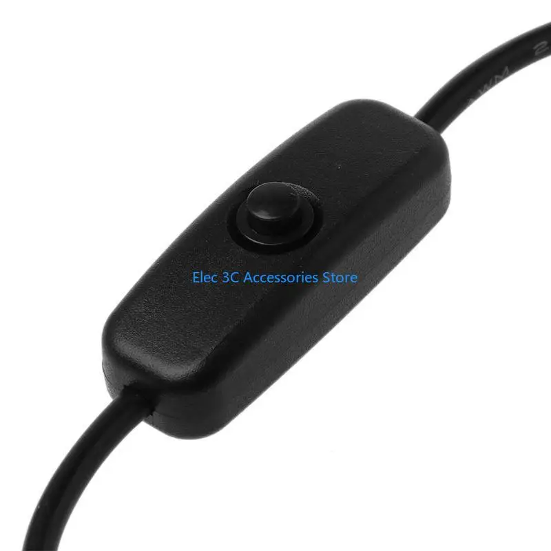 Y51A Micro USB Push On Off Power Switch Cable for Raspberry Female to Male Cable