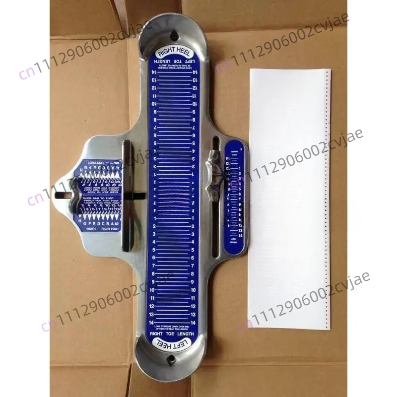 Foot measuring device, country code, unisex, for both adults and men