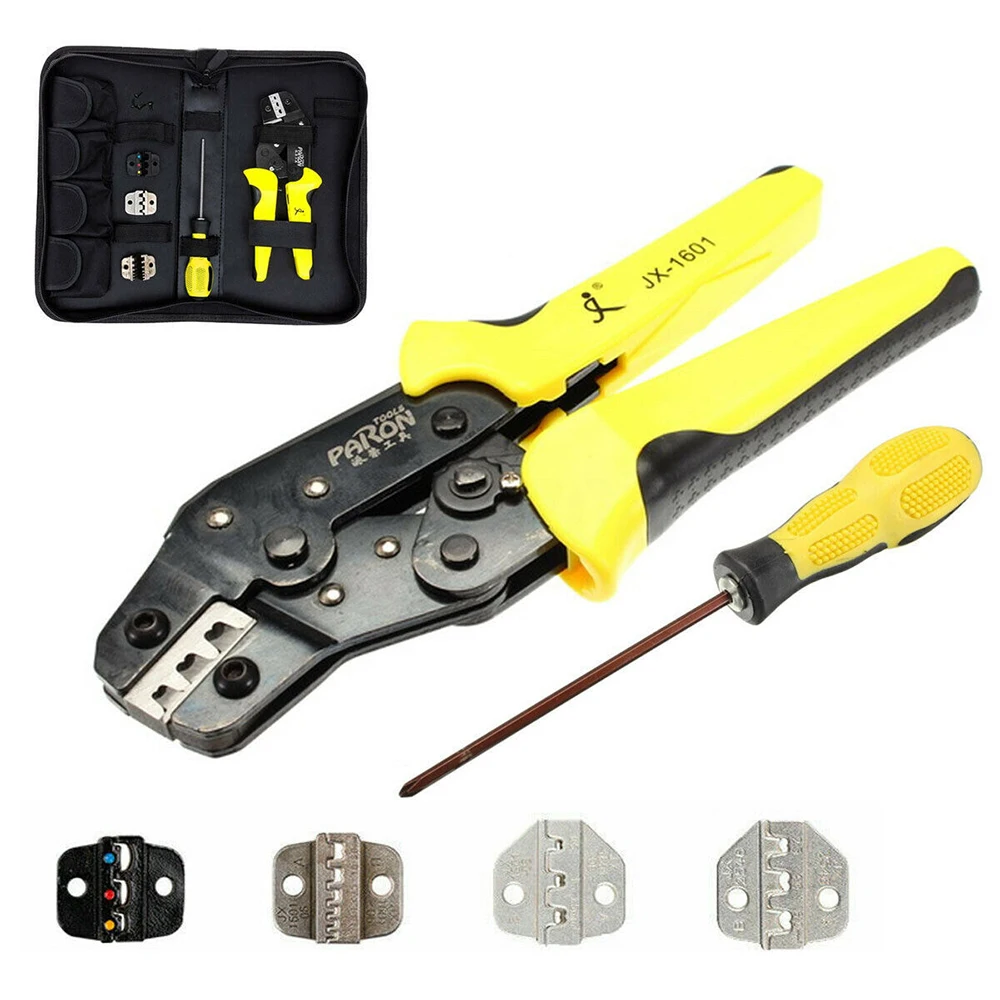 

Terminal Crimping Pliers Ergonomic Convenient Efficient Time-saving Durable Electrical Crimping Tool Wire Crimping Set Versatile