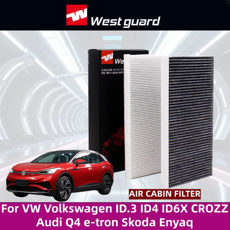 WESTGUARD A-carbon id4 Air Conditioner Filter For VW Volkswagen ID.3 ID4 ID6X CROZZ Audi Q4 e-tron Skoda Enyaq MK9016-2 SP1059-2