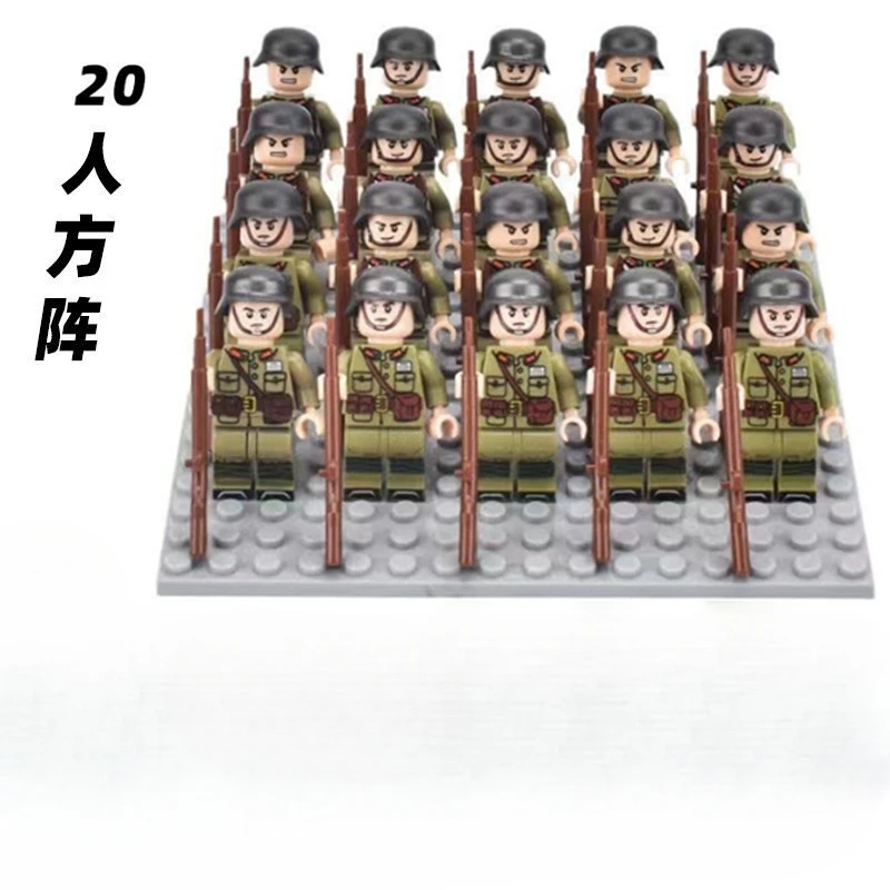 Children's Building Blocks Toy Mini Figure Humanoid Dolls Cartoon Character Birthday Gift Educational Playset for Kids