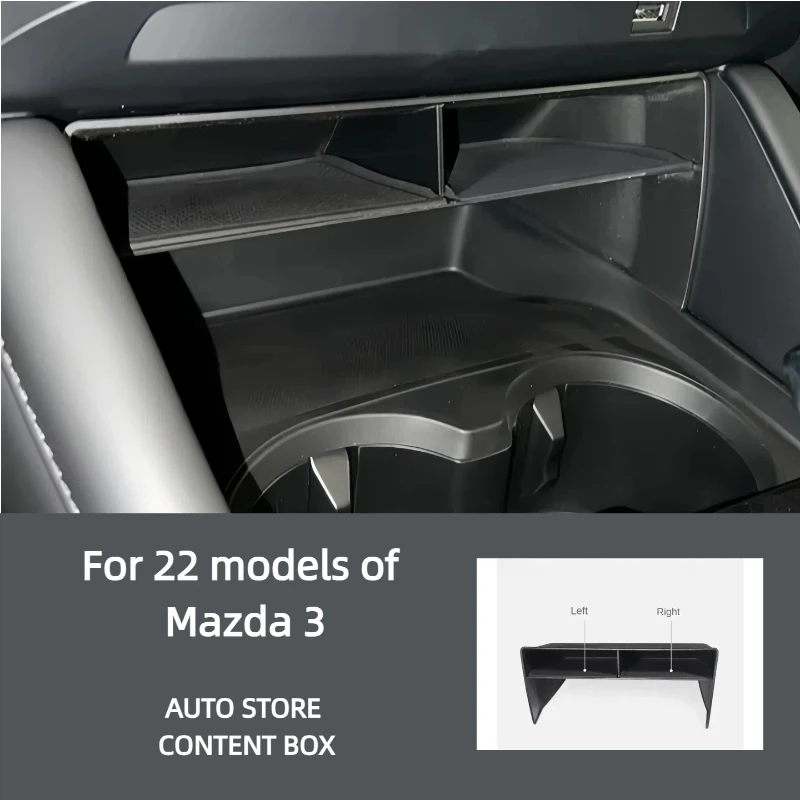 For 22 Models of Mazda3 Central Storage Box, Axela Central Modification Storage Box, Item Separator Box