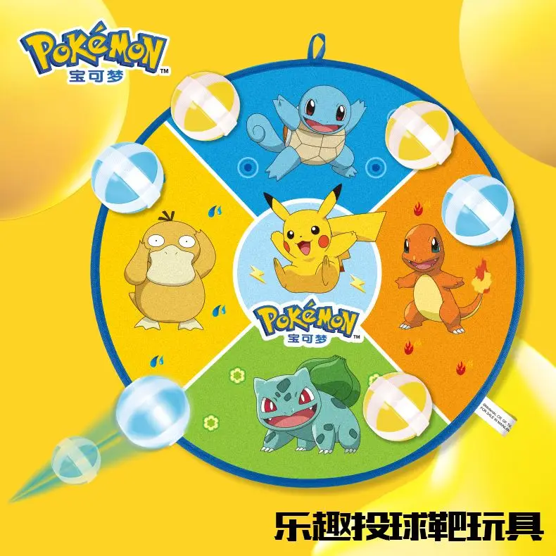 

Игрушка-мишень для метания мячей Pokemon, развивающая, для детей, для игр в помещении и на улице, для взаимодействия родителей и детей, подходит для детского сада.