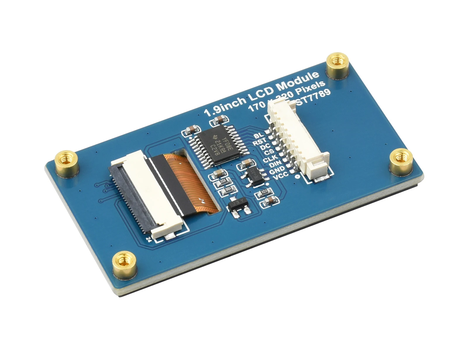 1.9 inch IPS color LCD display ST7789V2 driver SPI interface