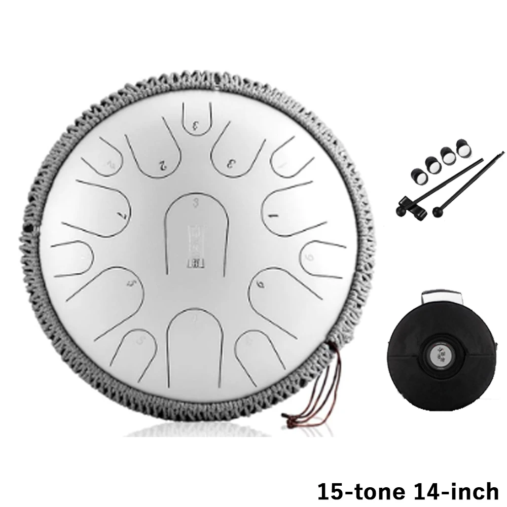 

Ruru Class B Titanium Steel Model New 15-note Ethereal Drummer Disc Drums Steel Tongue Colour Air Drum Percussion Instruments