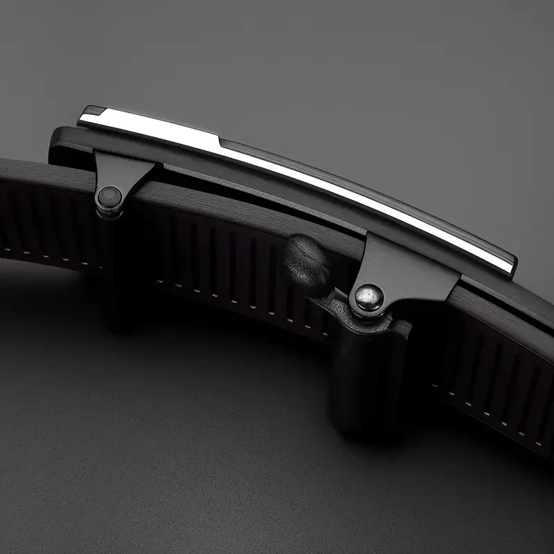 Stylish Men's Automatic Buckle Belt In Pu Leather For Business_voghion.com