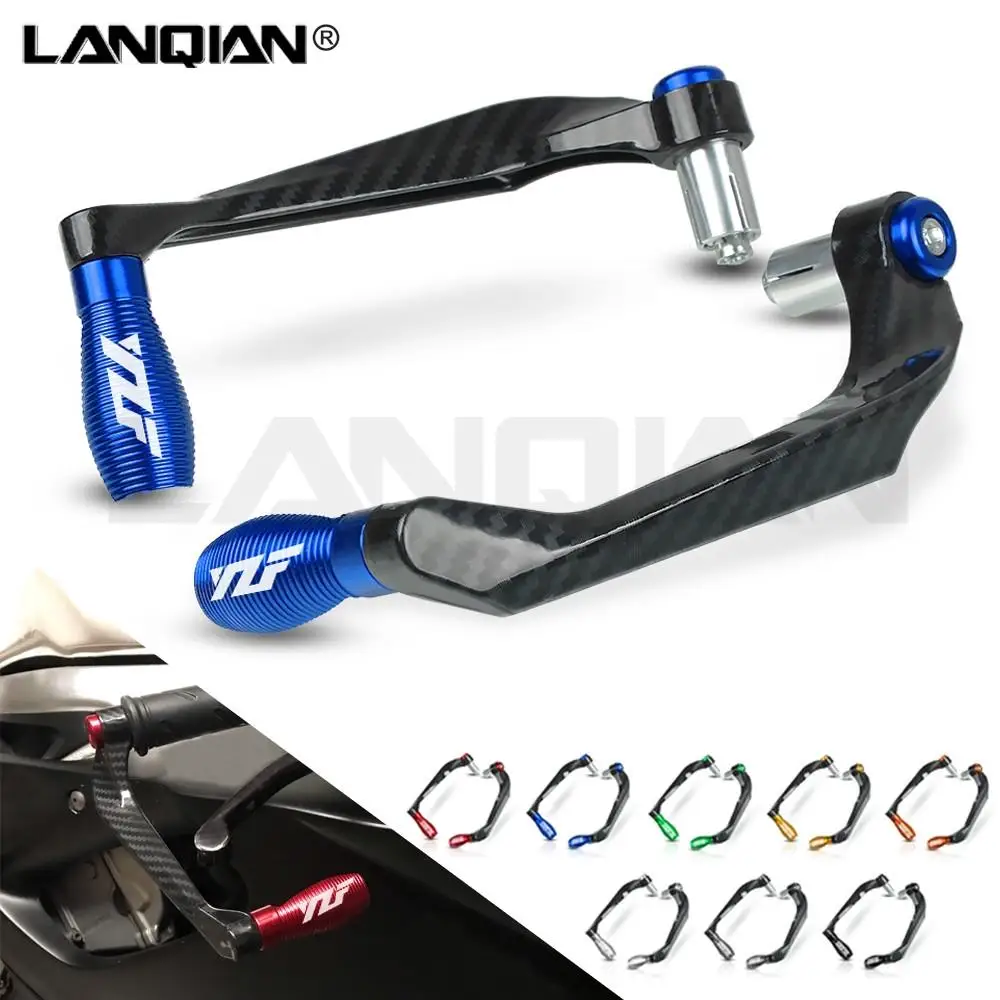 2024 Handlebar Grip Guard Brake Clutch Levers Guard Protection For Yamaha YZF R1 YZF R3 YZF R6 YZF-R1 YZF-R3 YZF-R6 R125 YZF R25