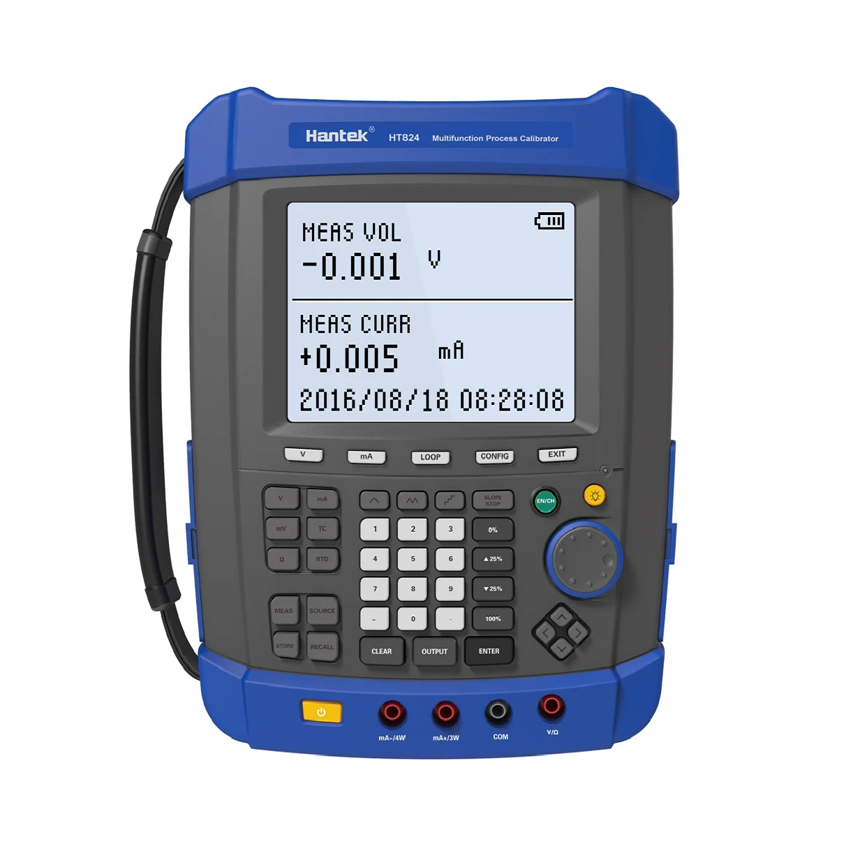 Hantek Ht824 - Process Calibrator Handheld Analyzer High Sensitivity With Signal Source Large Capacity Lithium Battery