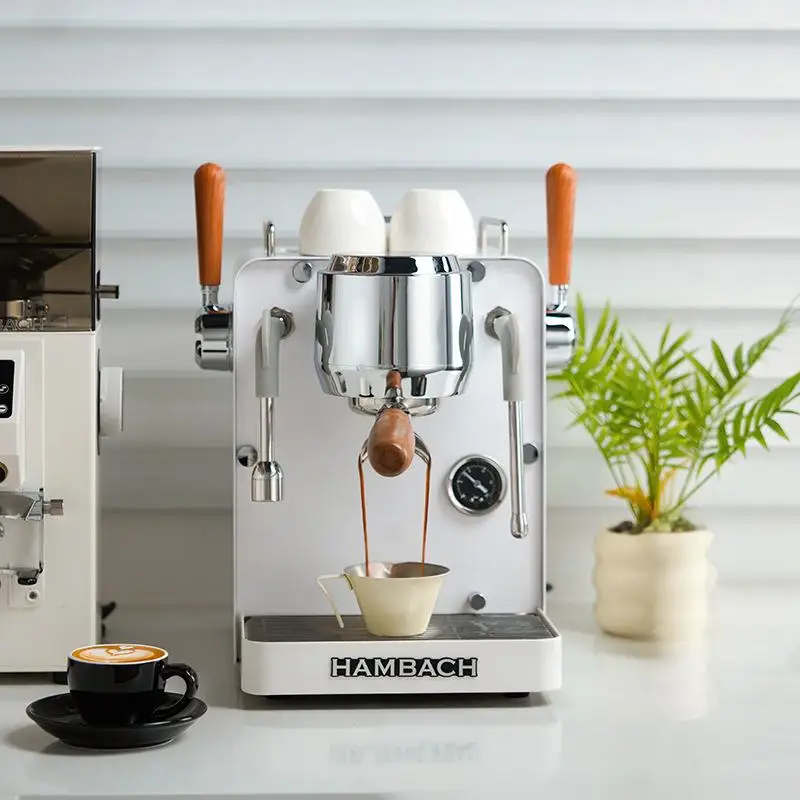 Macinacaffè portatile in alluminio e acciaio inossidabile intelligente programmabile a doppio gocciolamento