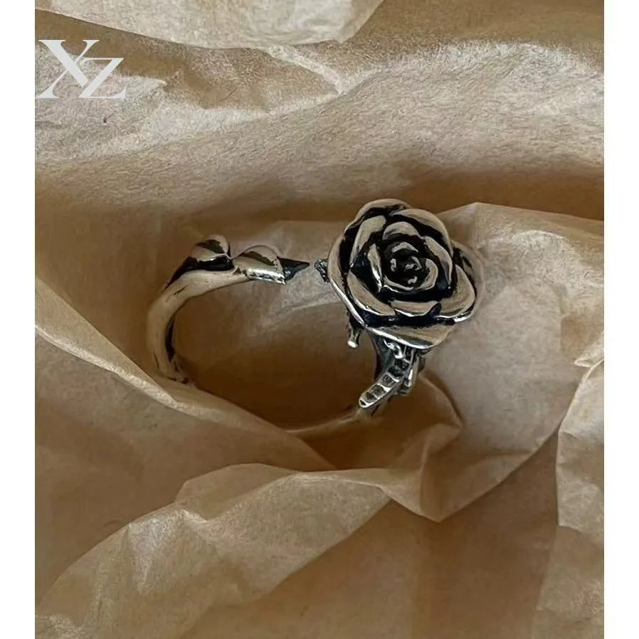 Hot Sale Premium Retro Rose Ring – Stylish Trendsetters Titanium Steel Design For 2025
