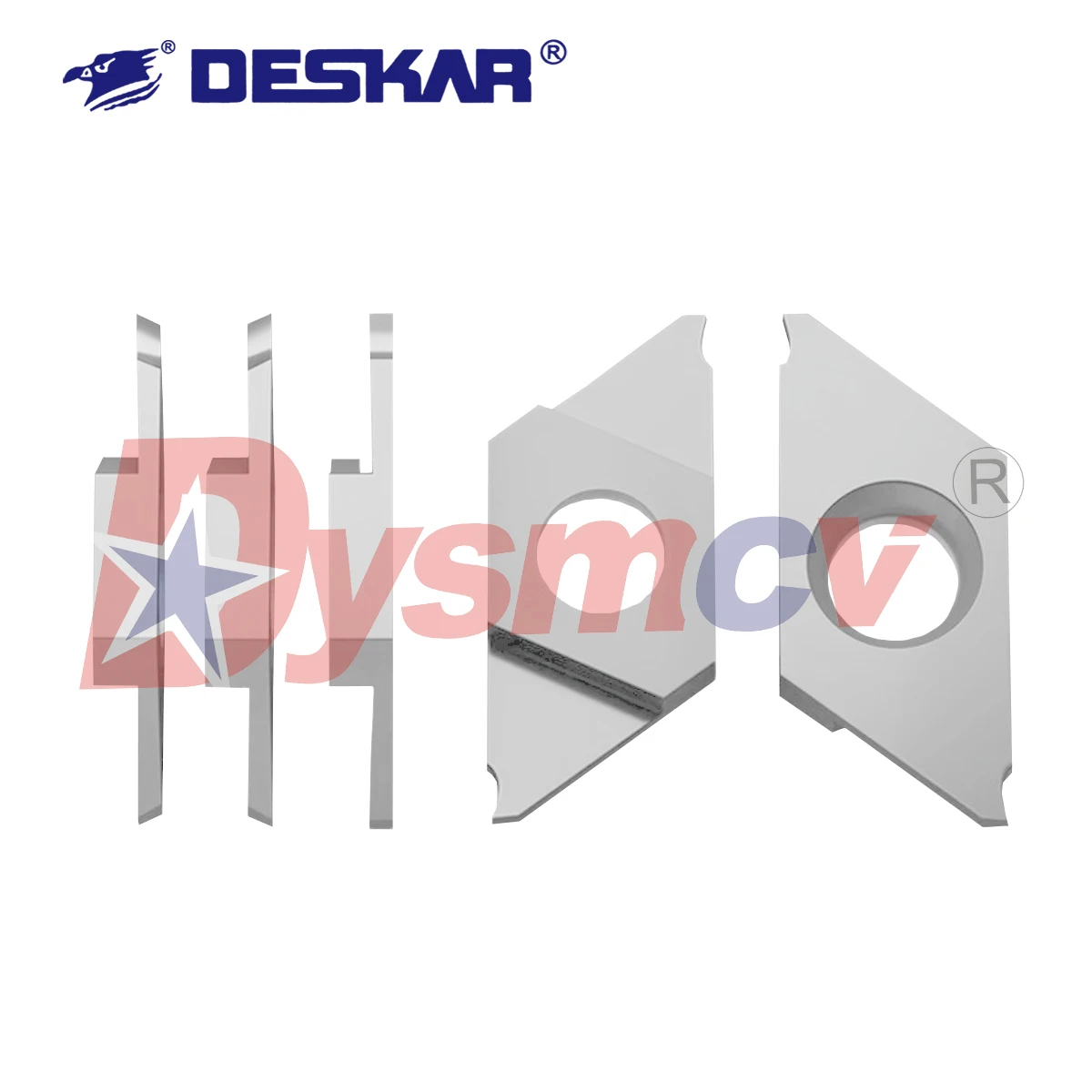 DESKAR 100% الأصلي CNC شفرة CTPA10FR CTPA15FRN K15 مخرطة CNC القلب آلة فتحة شفرات القطع لمعالجة الألومنيوم النحاس