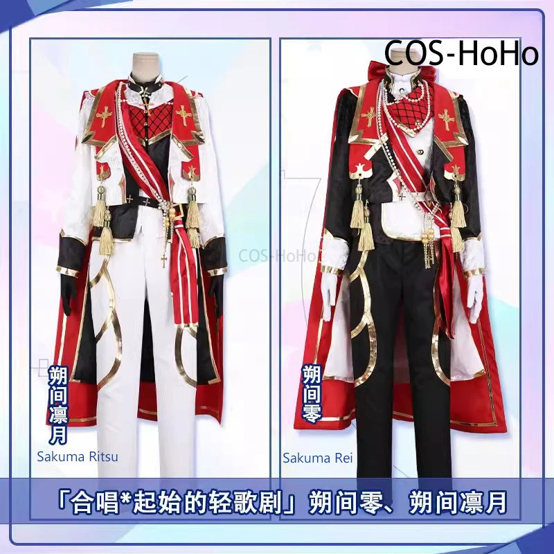 COS-HoHo Ensemble Stars Sakuma Ritsu/Sakuma Rei Choral Opera Begin Game Suit Gorgeous Uniform Cosplay Costume Halloween Outfit