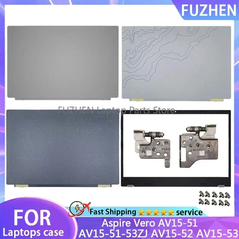 

New For Aspire Vero AV15-51 AV15-51-53ZJ AV15-52 AV15-53 Replacement Laptop LCD Back Cover/Front Bezel/Hinges