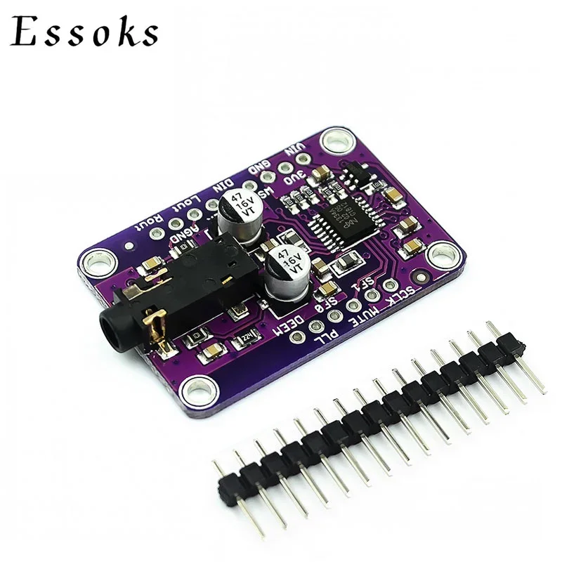 מודול DAC CJMCU-1334 CJMCU-1334 UDA1334A I2S מודול פענוח אודיו סטריאו DAC ללוח Arduino 3.3V - 5V