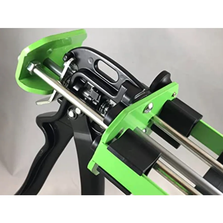 Dura-Fix Dual Cartridge Dispensing Gun 2:1 Ratio for Automotive Repair Black Precision Mixing with Dual-Action Trigger