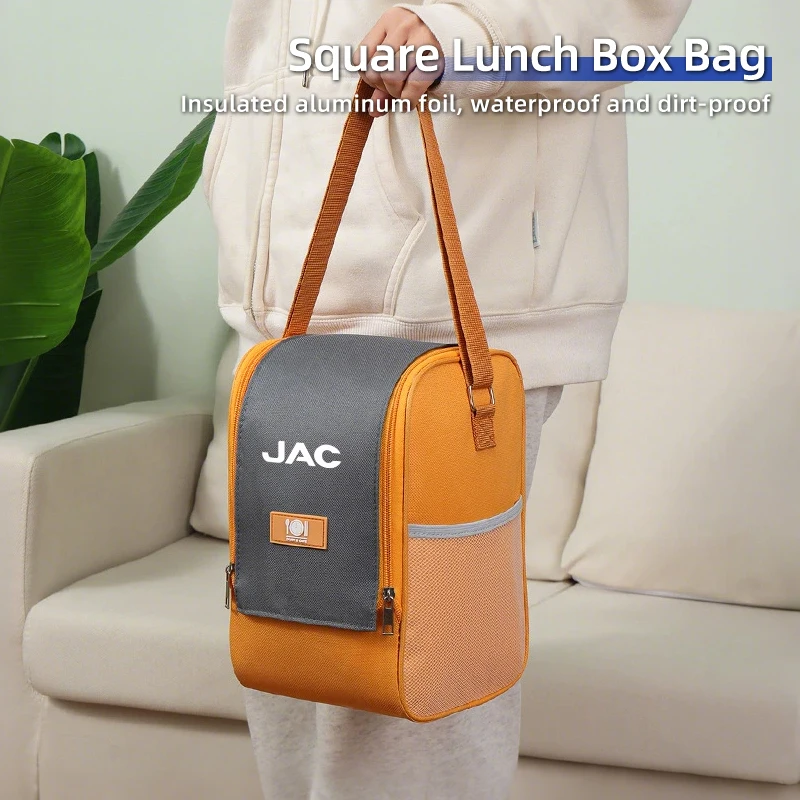 

Car Logo Lunch Box Storage Bag Bento Insulated Bag Foods Carrying Bag For JAC Refine J3 J4 J7 JS3 JS4 KR1 S2 S3 S4 S5 S7 Vapour