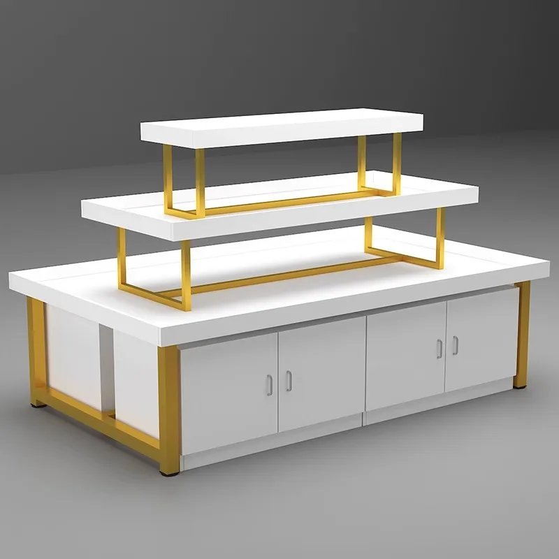 Supermarket Nakajima Display Cabinet Cosmetics Shoes Display Rack Stationery Shelf Maternal and Infant Store Stack Head Display