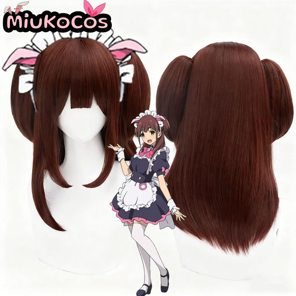 

В НАЛИЧИИ Nagomi Wahira Косплей Парик MiukoCosplay Аниме Akiba Maid War Косплей