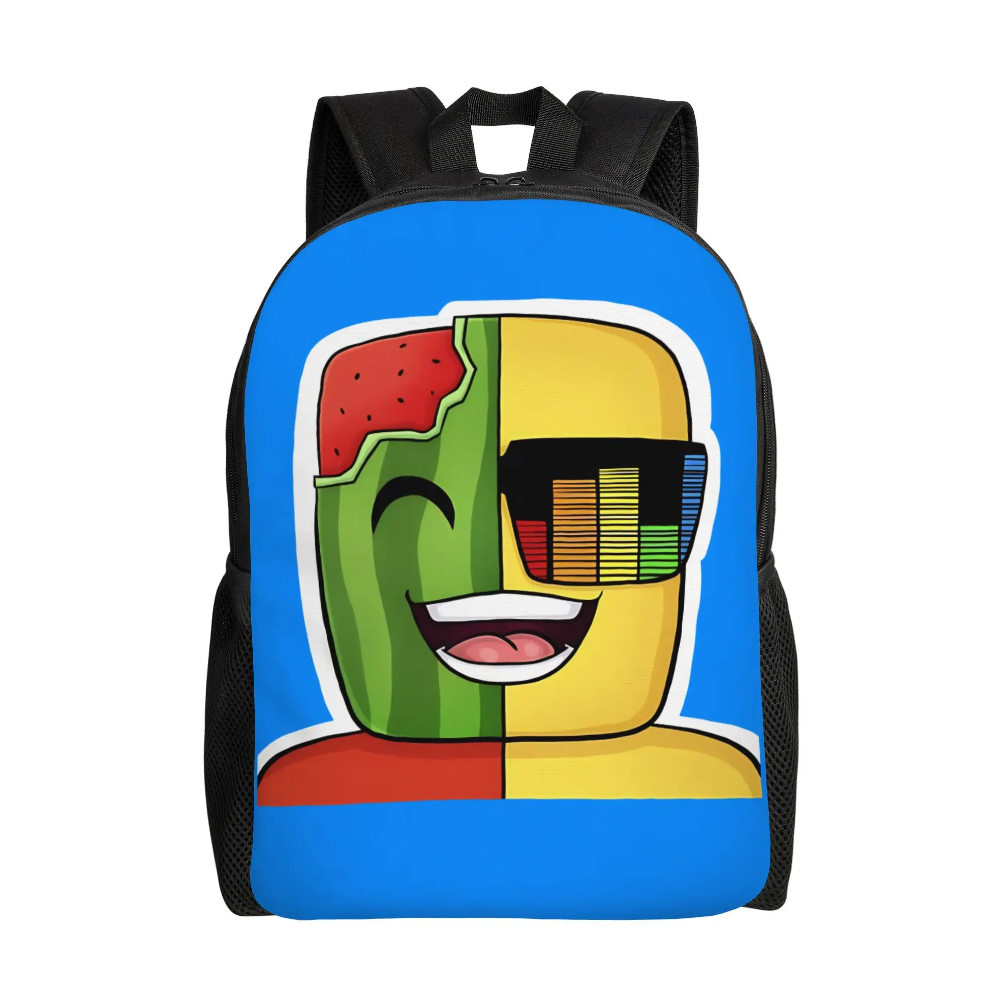 

Sunny and Melon Backpack Cool Backpacks Student Travel Print High School Bags Designer Rucksack