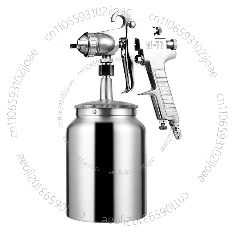 

Пистолет-распылитель W-77, подходящий для автомобильной мебели, низкий давление воздуха, высокая скорость расхода, нижний кувшин