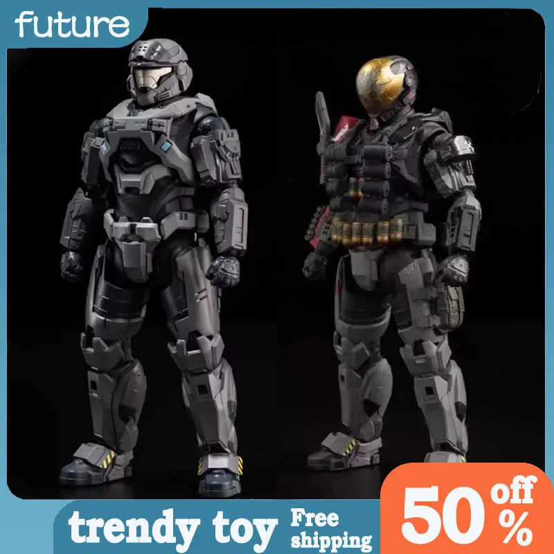 

Фигурка Halo в масштабе 1/12 - Emile-A239 Spartan-B312, игрушка для украшения комнаты, подарок на Рождество для детей, коллекционная модель ручной работы