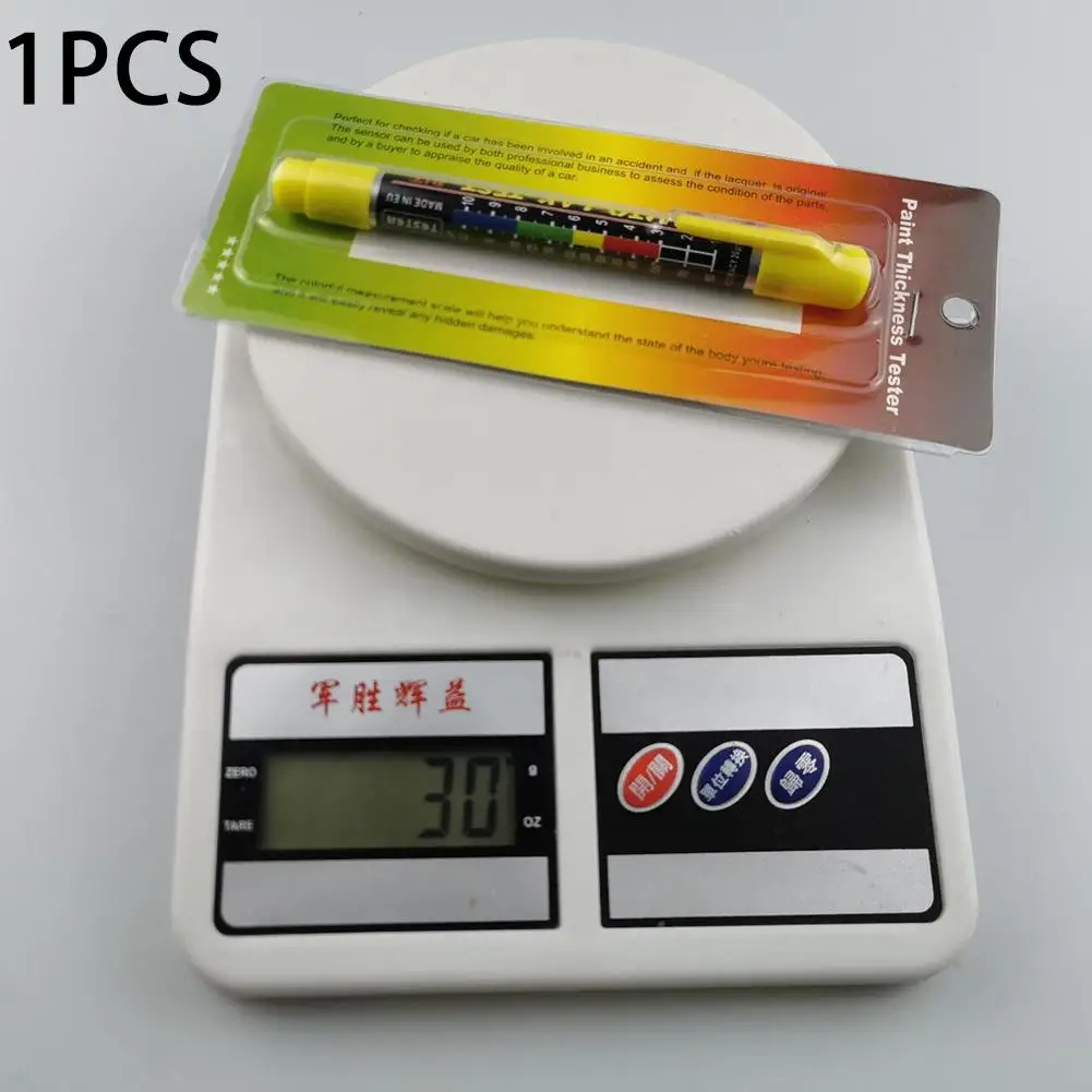 Car Paint Thickness Tester Meter Gauge 0-520 Microns Coating Film Detection Pen For Vehicle Steel Sheet Accident Crash Check Too
