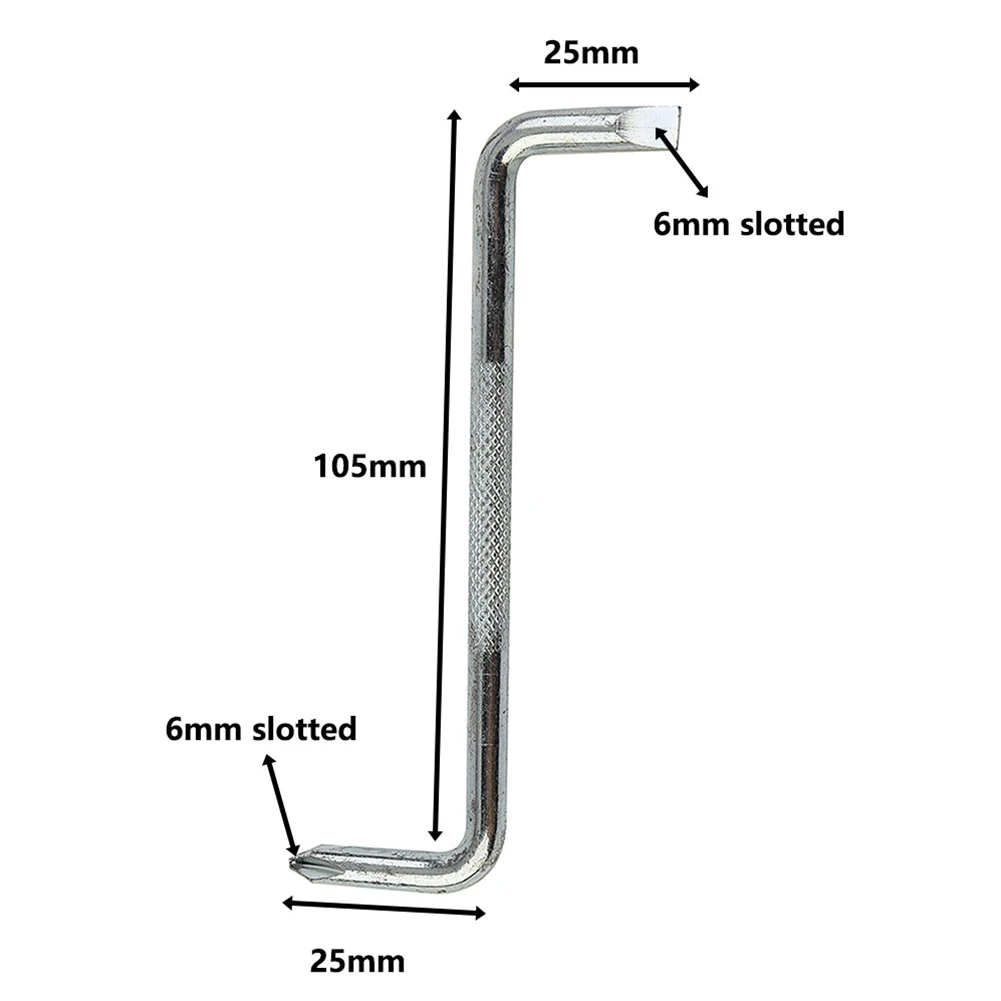 2PCS Z Type Slotted Cross Screwdriver Magnetic Tip Screw Driver Repair Tool 6mm Right Angle Elbow Cross Screwdriver Hand Tools