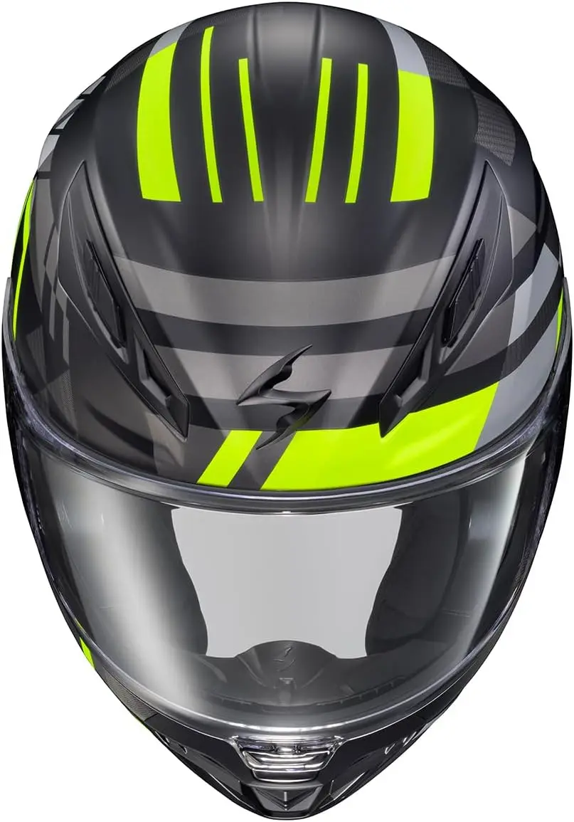 Helm Sepeda Motor Jalan Raya Full Face Polycarbonate R430 dengan Speaker Bluetooth, Kantong, dan Sertifikasi DOT Snell untuk Dewasa