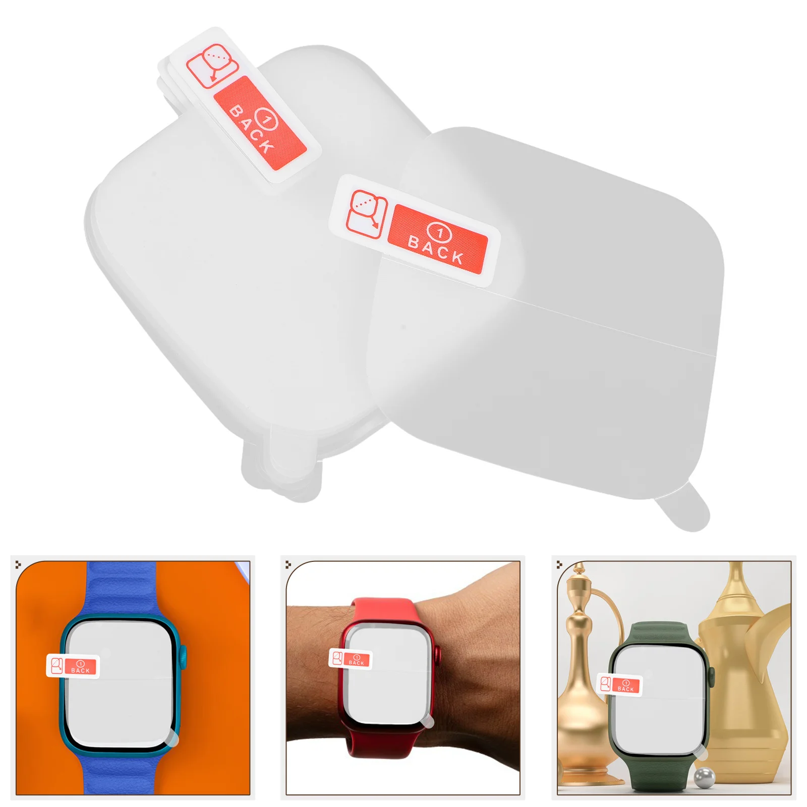 

10Pcs Watch Film High Definition Clear Tpu Screen Protector for 2 Anti-Fingerprint Scratch Resistant