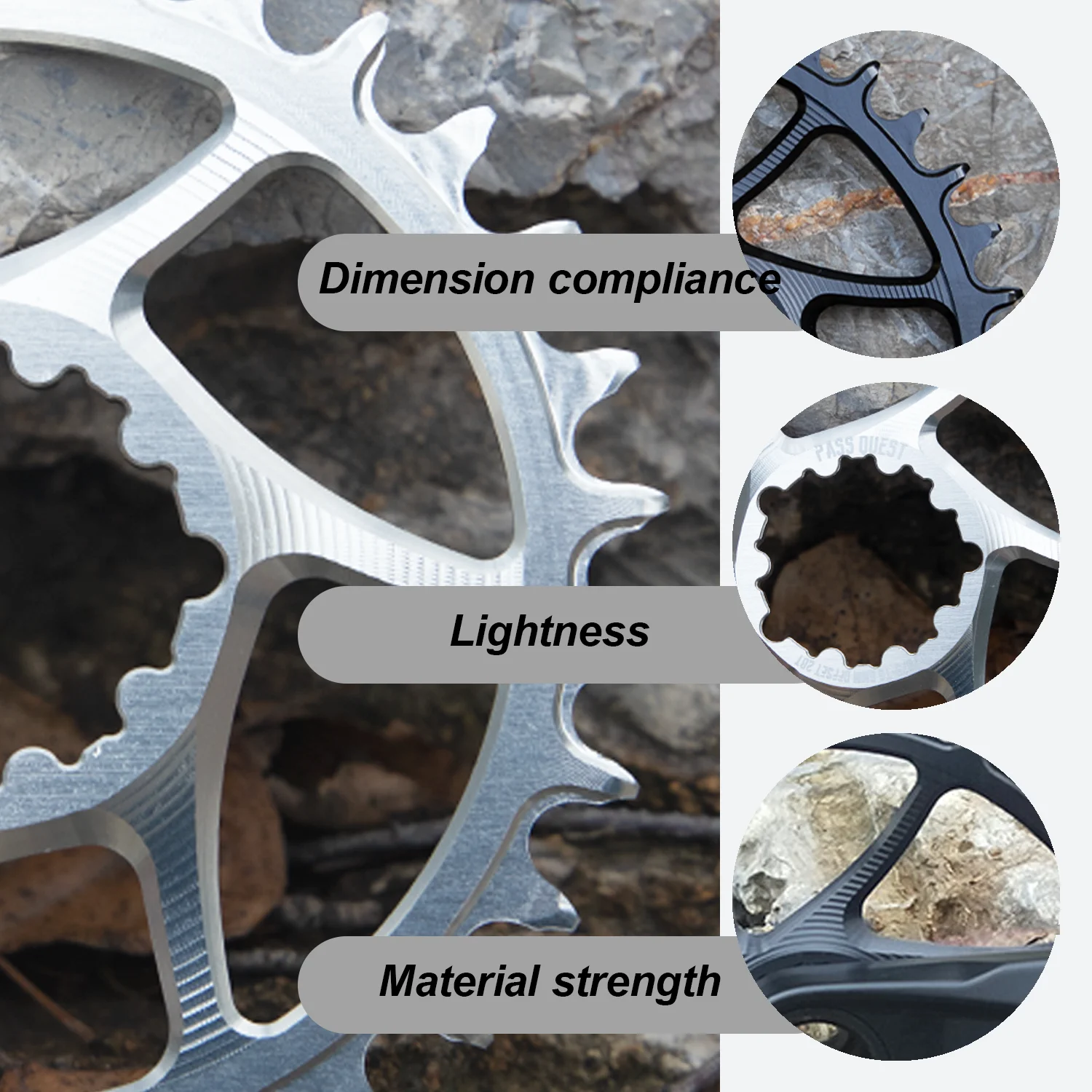 3 بولت المباشر جبل ايرو سلسلة Mtb 32t 6 مللي متر إزاحة ل Sram X0 Sx Nx Xx1 Xx X1 النسر دفعة الجبلية تاج 28 30 34 36 38 الأسنان