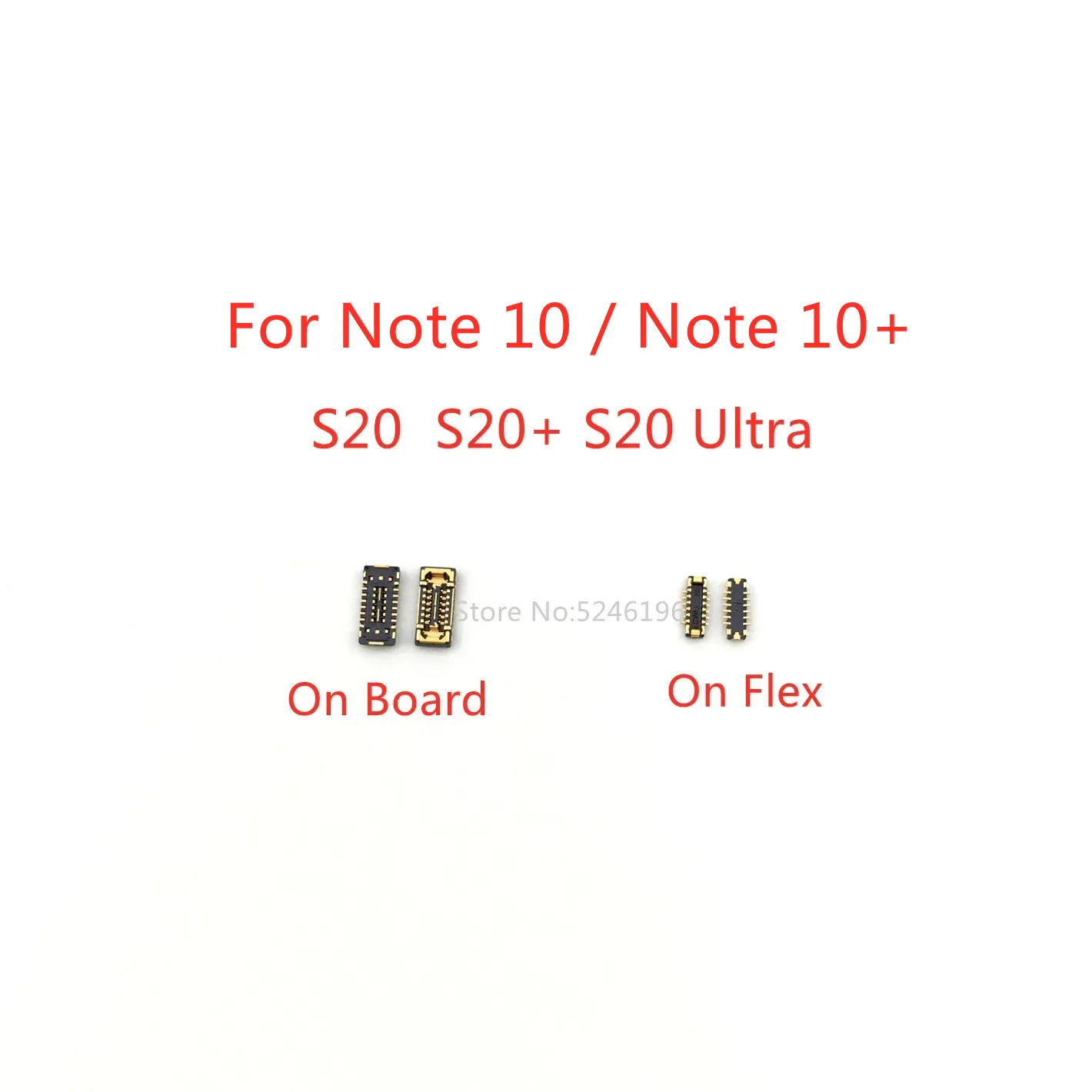 5-10pcs WiFi Antenna FPC Connector 12Pin For Samsung Galaxy S20 S20+ S20 Plus S20 Ultra S20Ultra Note 10 Note 10+ Plug On Board