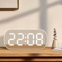 LED Digital Electronic Clock Simple Desktop Alarm Clock Living Room Bedroom Decoration Alarm Clock