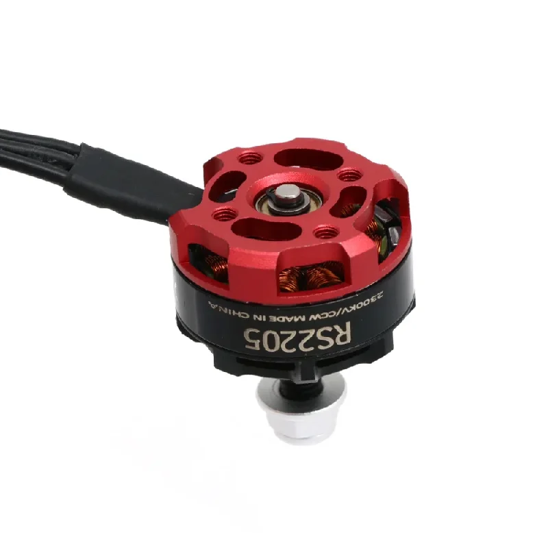 レーシングドローン用ブラシレスモーター,マルチコプター,rs2205 2205 2300kv cw ccw fpv rc qav250 x210,4個