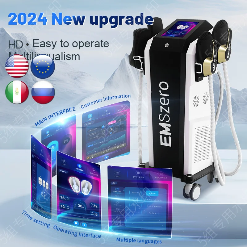 

EMSZERO Electromagnetic Body Sculpting Weight Loss Machine RF sliming Reduce fat and increase muscle mass US Free