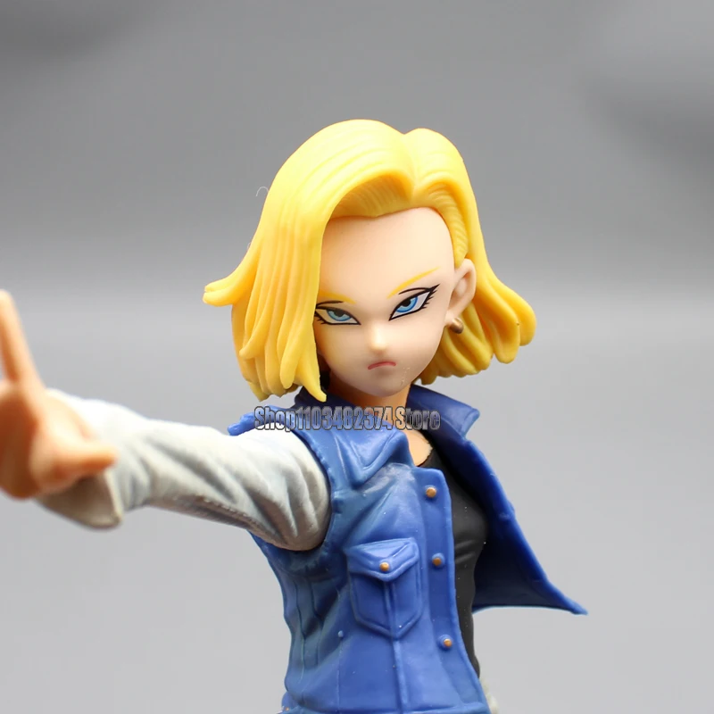 23.5cm Anime Dragon Ball Figurine HB Android 18 Action Figure GK Lazuli Dbz Figures Toys PVC Collection Model Birthday Gifts