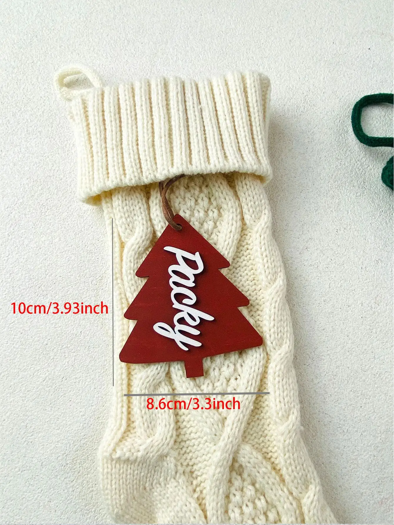 Personalized Christmas Name Tags Wooden Stocking Tags Christmas Gift Tags Christmas Tree Ornaments Drection