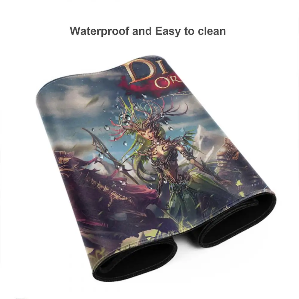 Divinity Original Sin 2 Mouse Pad Tablet mouse pad Laptop xl desktop mouse pad, bonito HD Rainbow Gaming teclado pad
