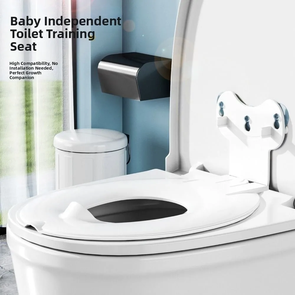 

Водонепроницаемое складное детское сиденье для унитаза, универсальная нескользящая подкладка для детского горшка, водонепроницаемое крепление на присосках
