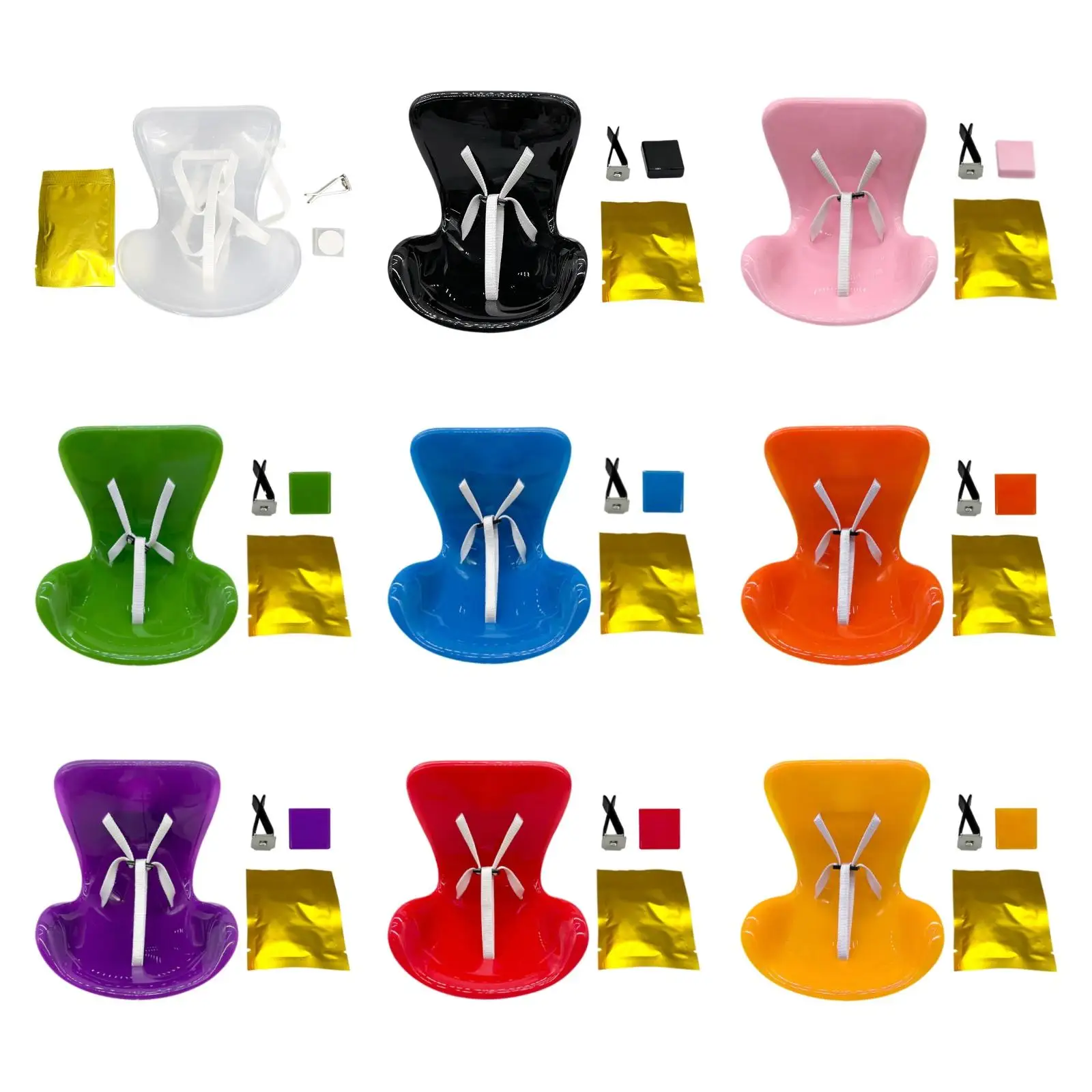 조정 가능한 버클이 있는 자동차 인테리어 장식, 12 포인트, 8/6 포인트 인형용 에어 벤트 클립, 범용 여성용 카시트