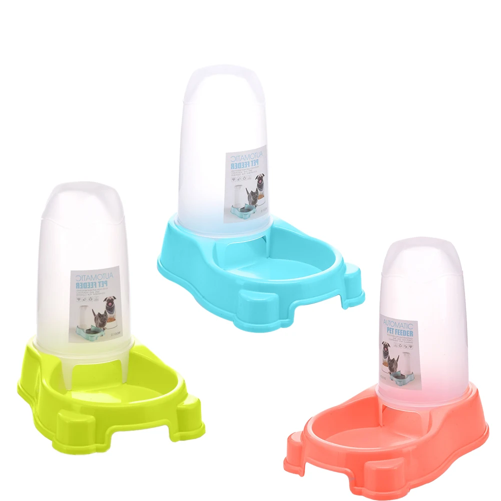 

Automatic Pet Feeder Green PP Resin for Dog Cat Removable Washable Chassis Anti-Overfeeding Device Automatic Pet Feeder