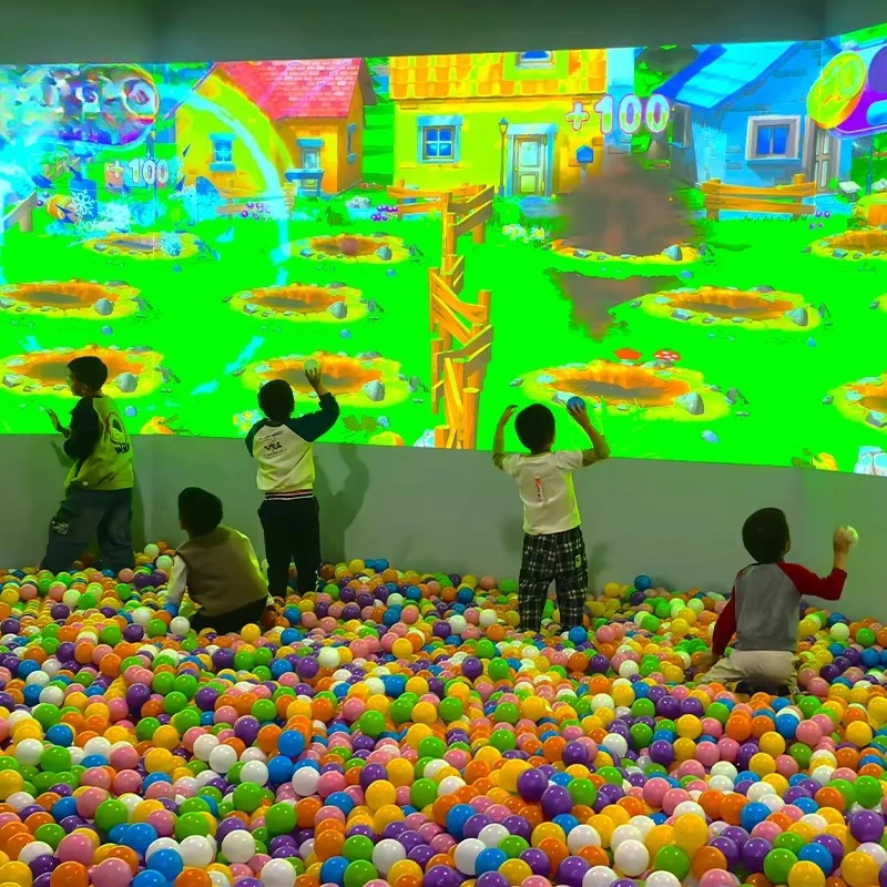 Commercial Stable Performance Interactive Wall Game Projection Solution Immersive Experience for Soft Play Leisure Zone