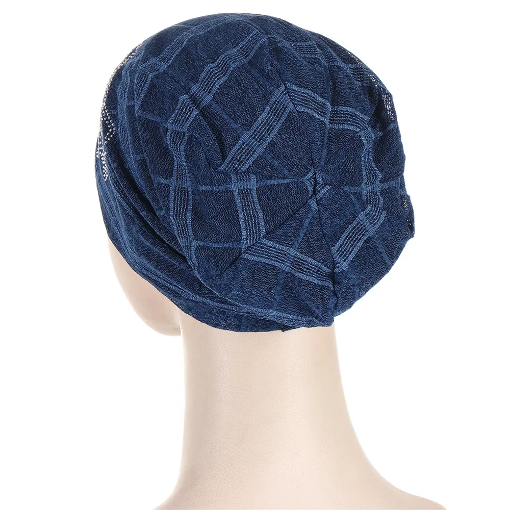 

Женская мешковатая шапка с бриллиантами и бантом, большие шапки с напуском, шапка с черепами, химиотерапевтическая шапка от выпадения волос, платок, мусульманский хиджаб, тюрбан